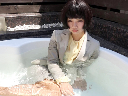 Japanese Wetandmessy With Suit Or Outfit For Office Releasing Her Stress With Outfit For Office