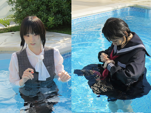 Japanese Wet&Messy with suit or outfit for office: Memories of high
